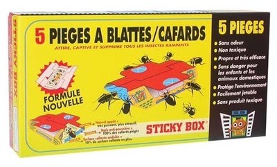 Pièges à cafards - lot de 5