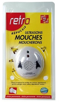 Répulsif ultrasons mouches moucherons