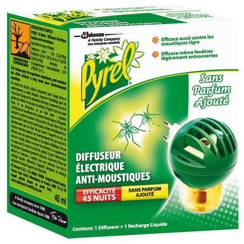 Diffuseur liquide anti-moustique 45 nuits