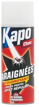 Aérosol foudroyant Araignées 400ml. - Kapo.