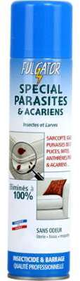 Insecticide spécial parasites Fulgator - l aérosol Insecticide spécial parasites