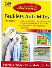 Feuilles anti mites des vétements 20 feuilles antimites Feuilles anti mites des vétements