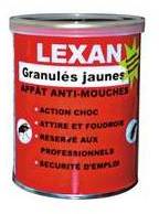 Lexan granulés jaunes contre mouches