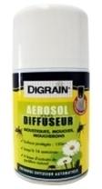 Recharge aérosol insecticide pyrèthre Digrain - 250 Recharge aérosol insecticide