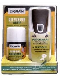 Pack diffuseur insecticide contre moustique, mouch