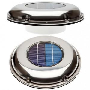 Aérateur extracteur solaire inox avec batterie d a