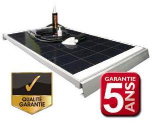 Kit panneau solaire 140w monocristallin pour campi
