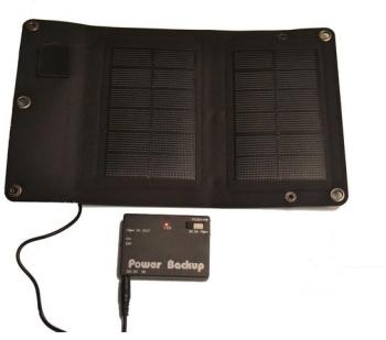 Panneau solaire pliable 3W, avec batterie