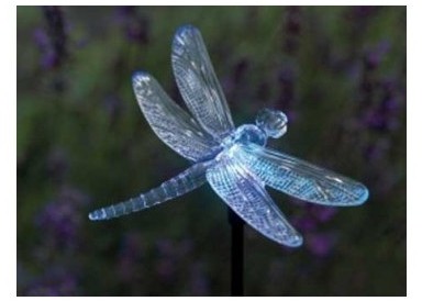 Libellules solaire de jardin (boite de 2)