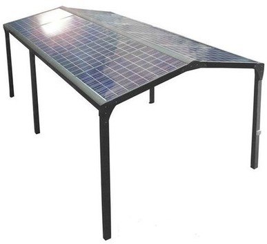Pergola Photovoltaique Autoportante 2 Pentes