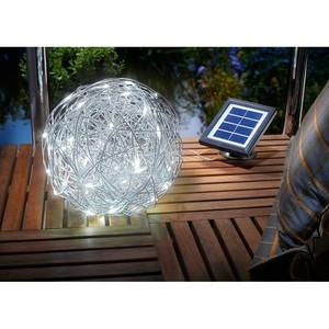 Boule solaire aluminium à led