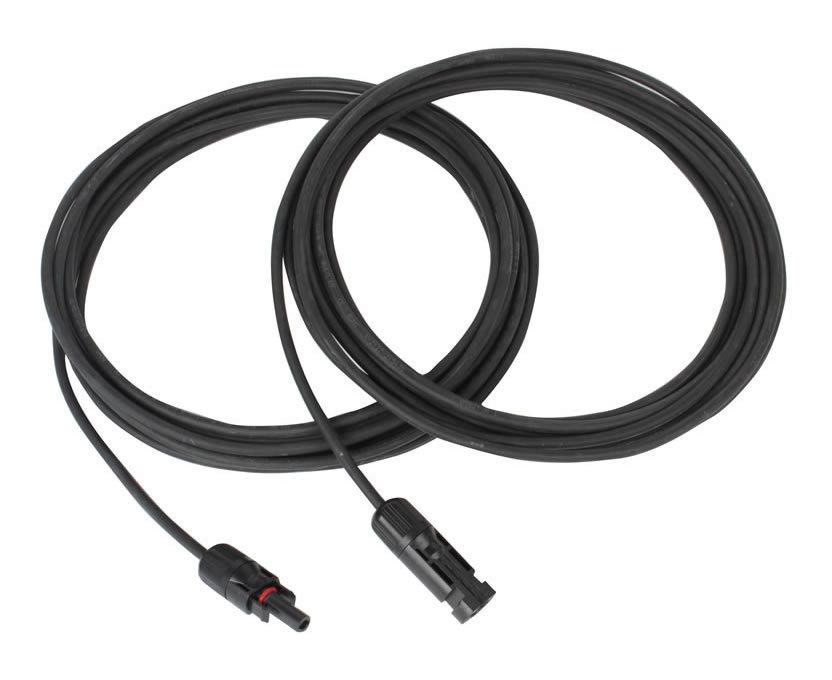 Biard® 2 Câbles 5mx4mm Rallonge Panneau Solaire et