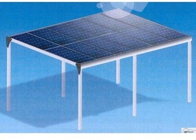 Pergola Photovoltaique Autoportante 1 Pente
