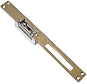 Serrure électrique 8-12V avec gâche de 250 mm bron