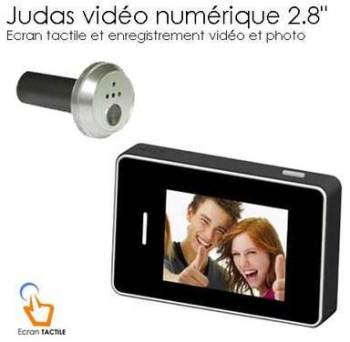 Judas de porte vidéo numérique 2.8 tactile