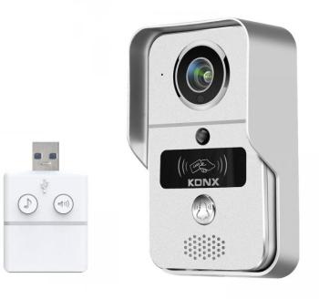 Portier audio et vidéo 720p Wi-Fi avec sonnette US