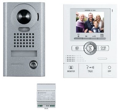 AIPHONE - Kit interphone vidéo JK platine saillie