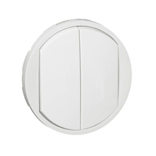 LEGRAND Enjoliveur Céliane blanc double allumage -