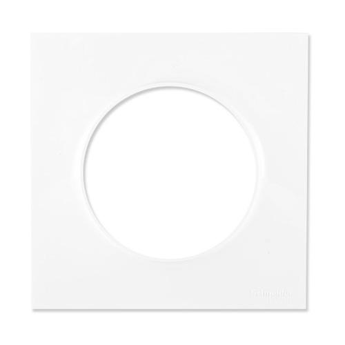 SCHNEIDER Odace Plaque simple blanche - S520702 -