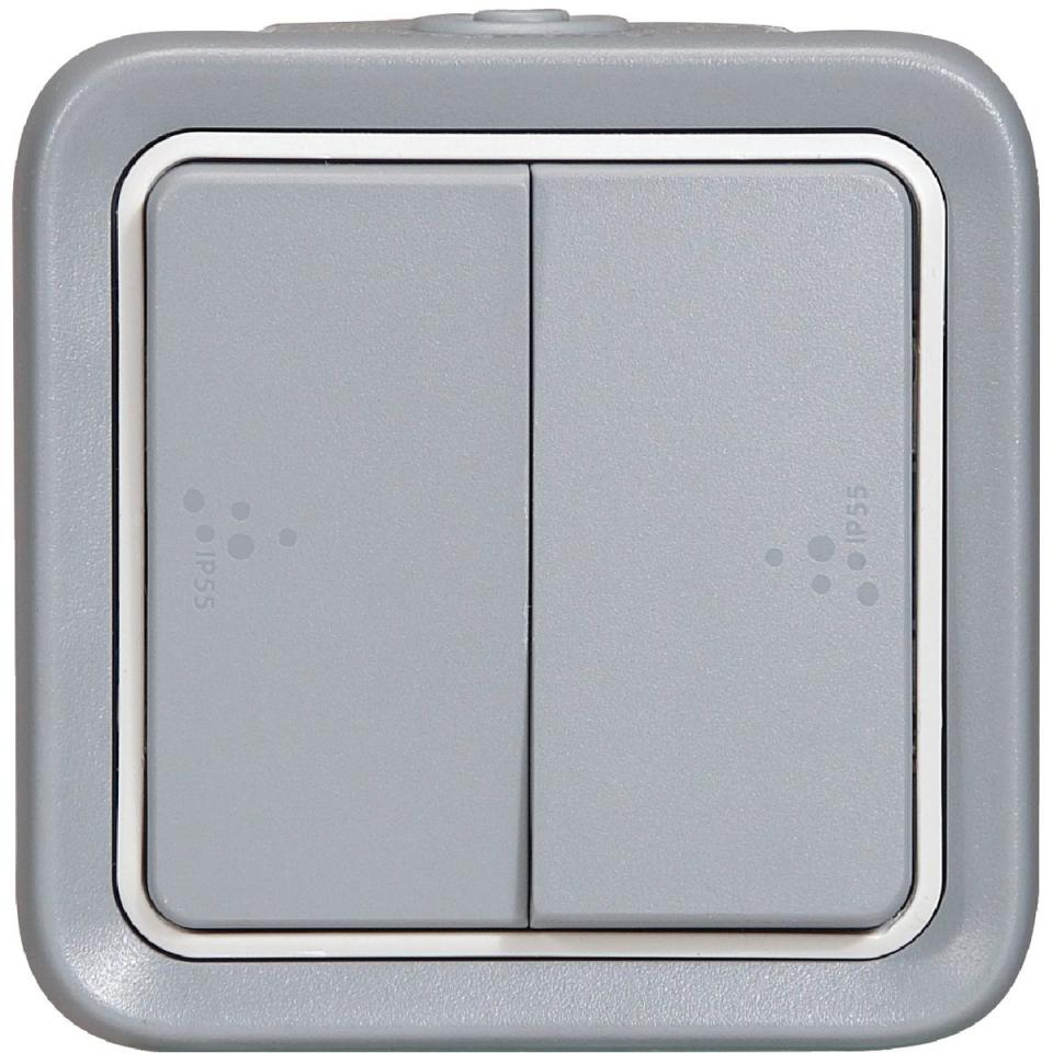 Interrupteur en saillie Legrand - Plexo - Gris - D