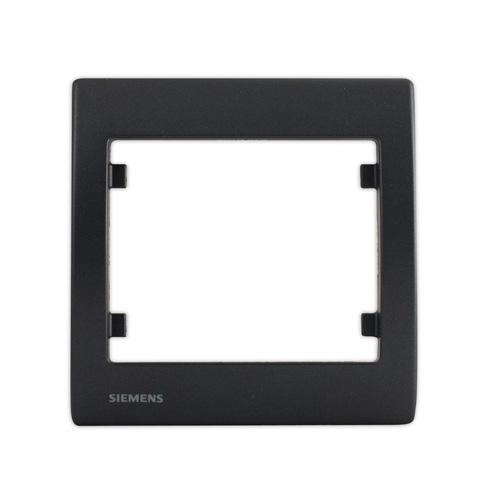 SIEMENS Delta Iris Plaque simple anthracite - Siem
