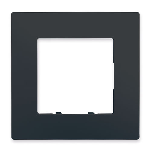 SIEMENS Delta Viva Plaque simple - Anthracite - Si
