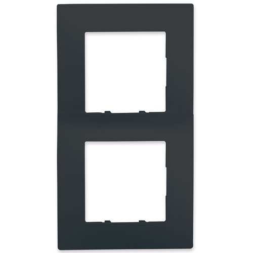 SIEMENS Delta Viva Plaque double - Anthracite - Si