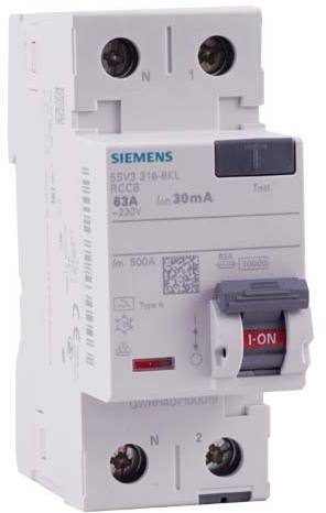 SIEMENS Interrupteur différentiel 63A type A 30mA