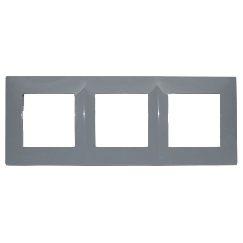 SIEMENS Delta Viva Plaque triple - Gris - Siemens