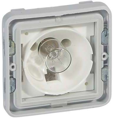 Voyant Prog Plexo composable gris/blanc - pour lam