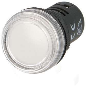Voyant lumineux à LED blanc (24VAC DC) - LOVATO Voyant lumineux à LED blanc
