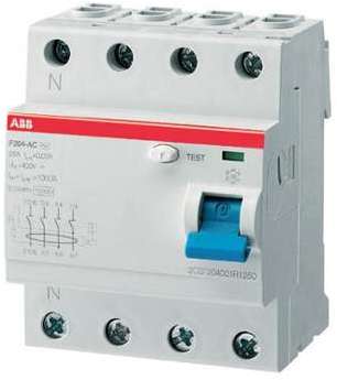 Interrupteur Differentiel ABB F204 4 poles 30mA -