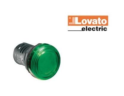 Voyant lumineux à LED, Vert (230V) - LOVATO