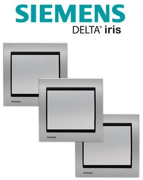 Siemens - LOT 3 Va et Vient Silver Delta Iris + Pl