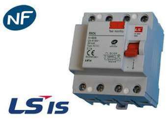 Interrupteur Différentiel 63A 300mA type AC Tétrapolaire Interrupteur Différentiel