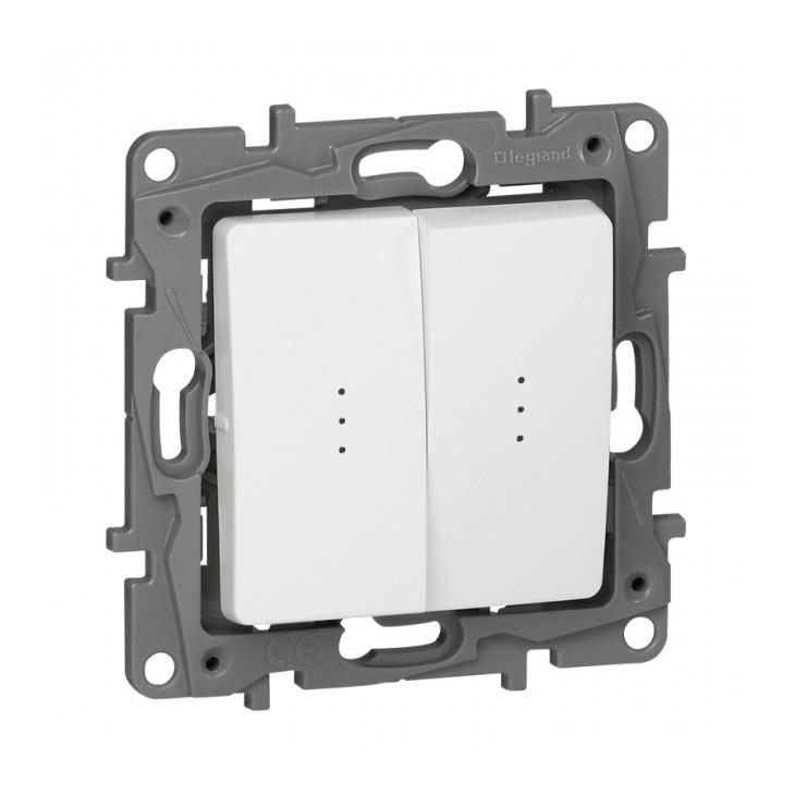 Commande Multifonctions Double lumineux Legrand Ni