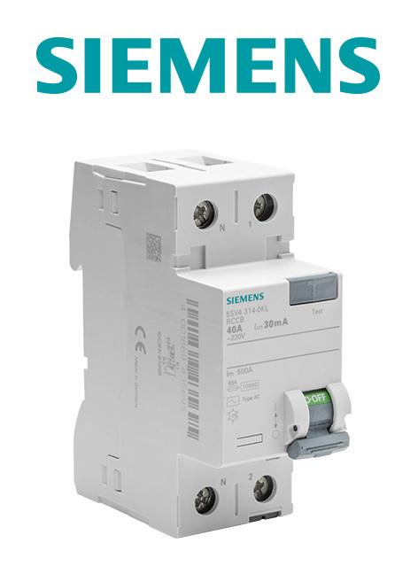 Siemens - Interrupteur différentiel 30 mA 40 A Typ