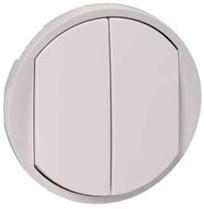 Enjoliveur double interrupteur ou va-et-vient Soft Enjoliveur double interrupteur