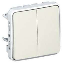 DOUBLE POUS BLANC COMPO - LEGRAND DOUBLE POUS BLANC COMPO -