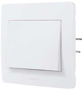 DIAM 2 BOUTON POUSSOIR BLANC - DEBFLEX