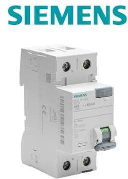 Siemens - Interrupteur différentiel 30 mA 40 A Type Siemens - Interrupteur différentiel