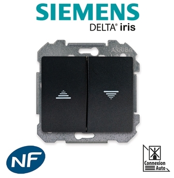 Siemens - Interrupteur pour volet roulant Anthraci