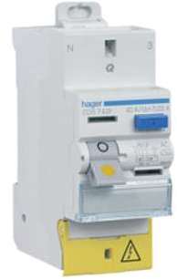 Inter. Diff. 2P 63A 30mA a borne déc. - HAGER