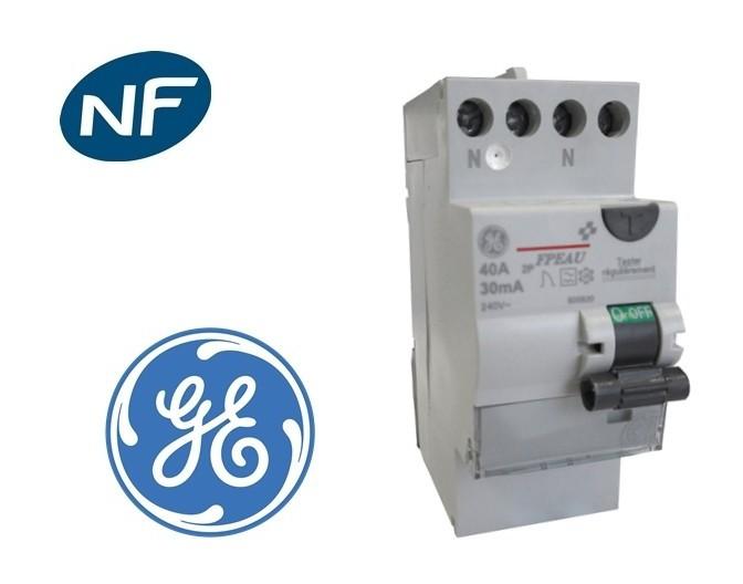 Interrupteur Différentiel 40A / 30mA / type A à bo