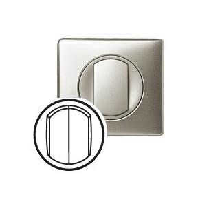 Double poussoir Céliane - Titane - Titane - LEGRAN