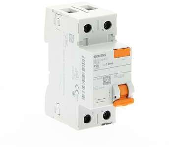 Siemens - Interrupteur différentiel 2P 25A, 30mA t