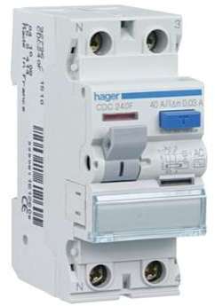 Inter dif 2P 80A 30mA AC (HAG CD280F) - HAGER