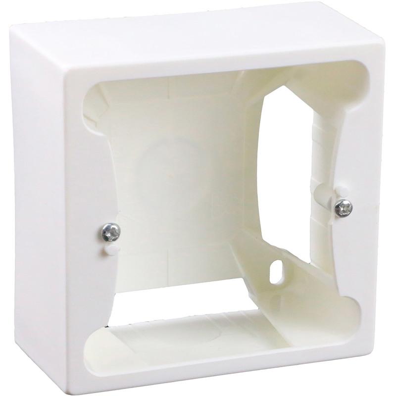 Cadre saillie 80 x 80 x 40 entraxe 60 mm blanc - Z