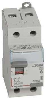 Inter Différentiel 40A Type A -2P- 30Ma -230 V~-A