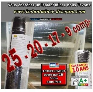 ISOLANT MINCE 20 composants 3 67 TTC m ISOLANT MINCE 20 composants
